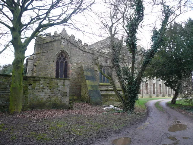 Parish Church of St Mary - w:Sutton-Cum-Duckmanton (Rear View)