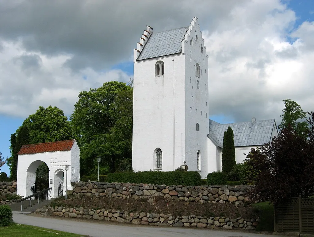 Ørum Kirke in Ørum Sogn in Nørre Djurs Kommune on Djursland, Denmark.