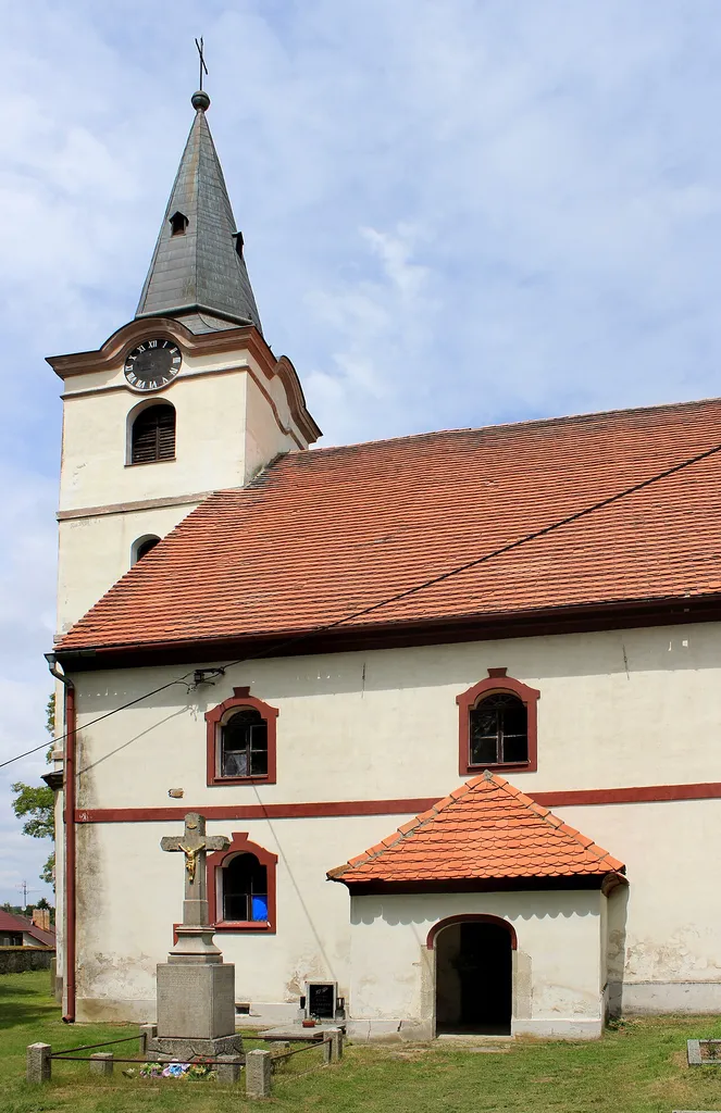 Church in Lodhéřov, Czech Republic.