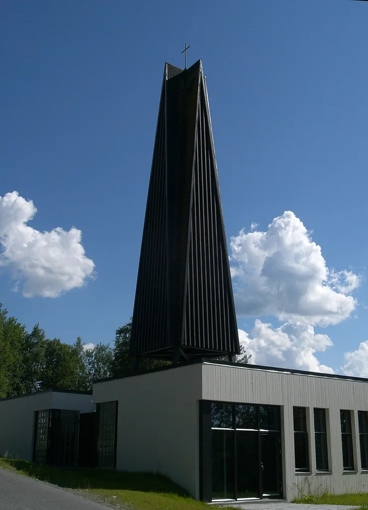 Finnsnes, administrative center of Lenvik, province of Troms, Norway. Summer 2007