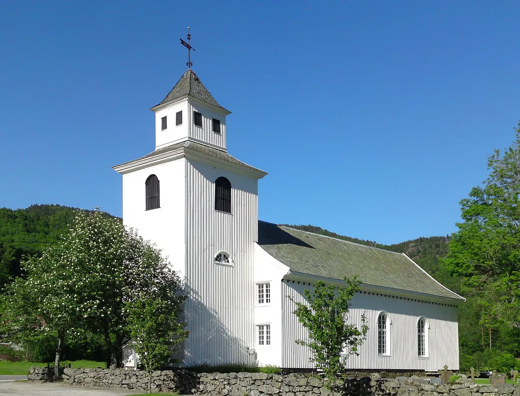 Kvås church in Kvås, Norway