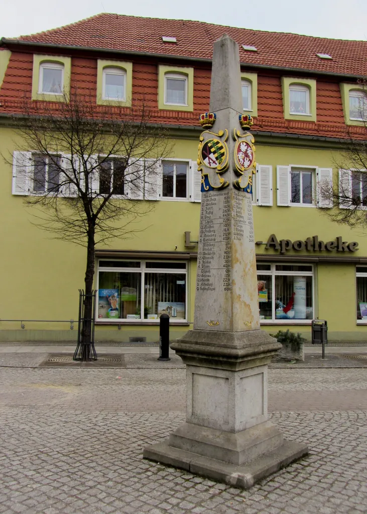 Polish-Saxon Post Milestone in Bad Liebenwerda