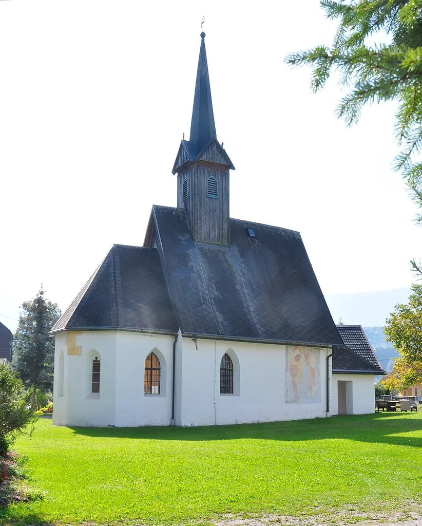 Subsidiary church Holy Dionys at Laengdorf #60, municipality Saint Jakob in the Rosental, district Villach Land, Carinthia, Austria