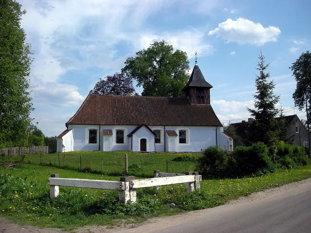 The church in Rańsk, Poland.