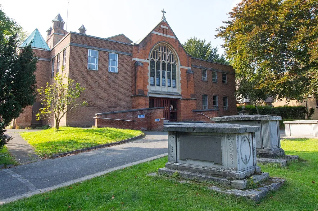 Parish church of St Mary the Virgin, High Street, Woodford, London, seen from the east