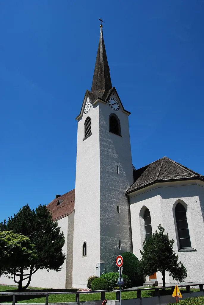 Church of Bichelsee, municipality Bichelsee-Balterswil, canton of Thurgovia, Switzerland