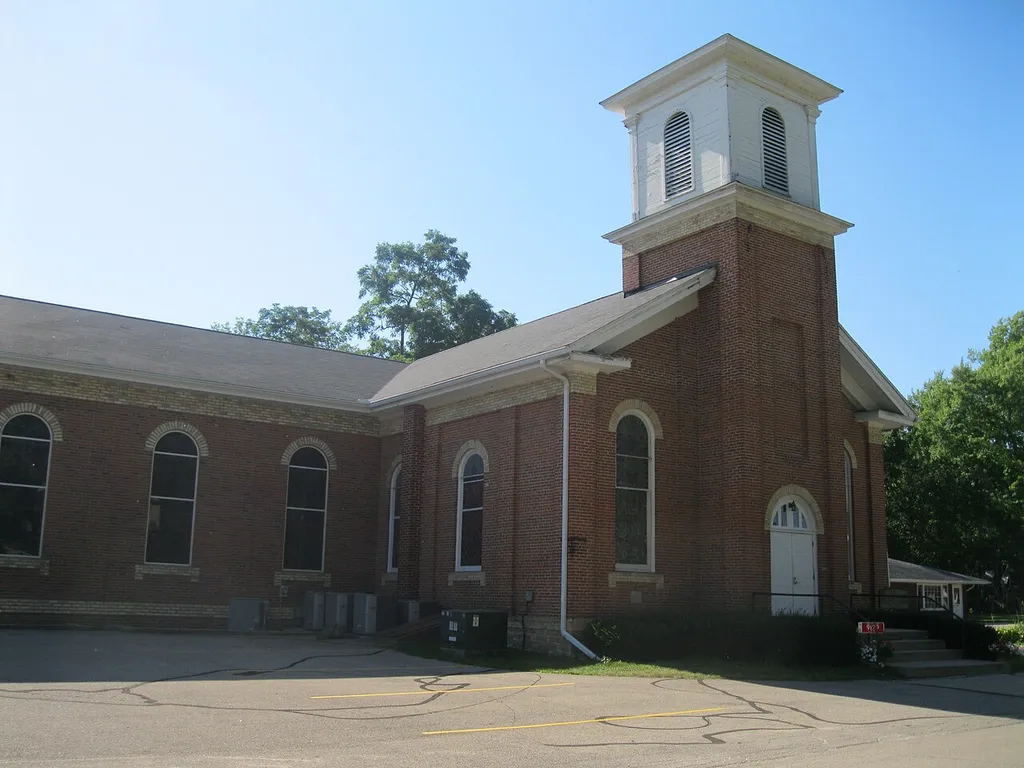 The Fulton Congregational Church in Fulton, Wisconsin.