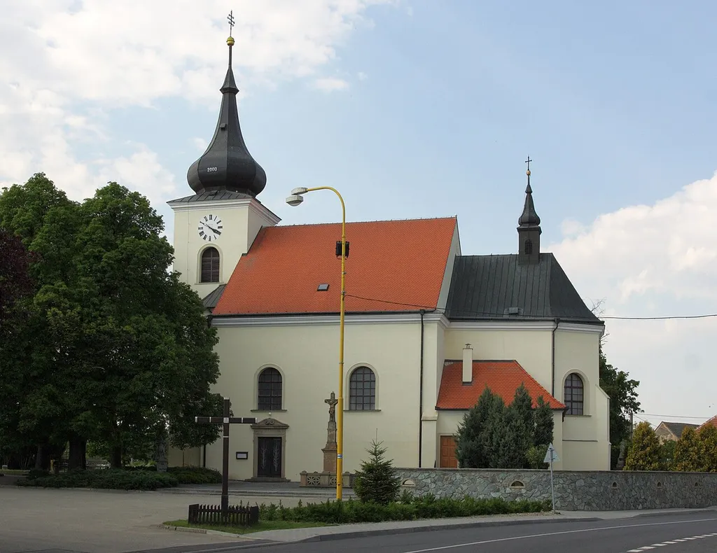 Velké Němčice - kostel svatých Václava a Víta