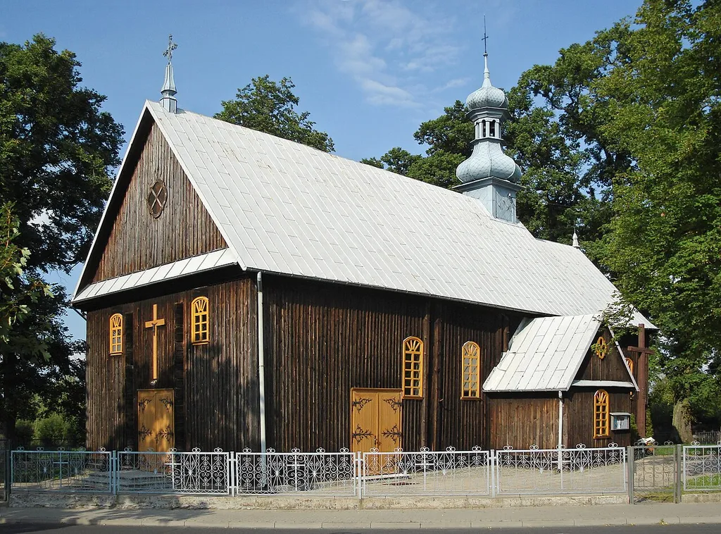 Church of St. Catherine in Korczew, Poland (Zduńska Wola County)