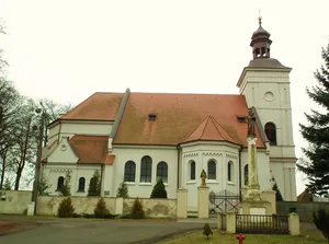 All Saints church in Nietrzanowo