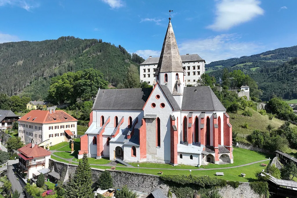 Parish church of Murau, Styria.
