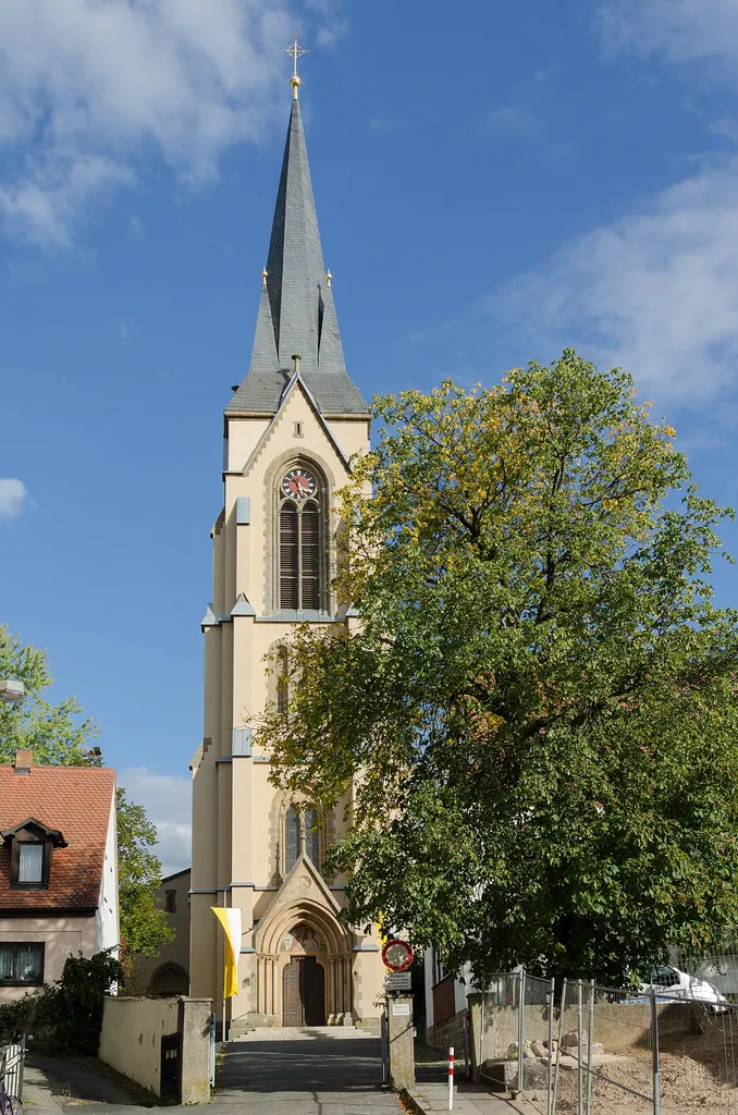 Bamberg, Gaustadt, Dr.-Martinet-Straße 13, katholische Kirche St. Joseph