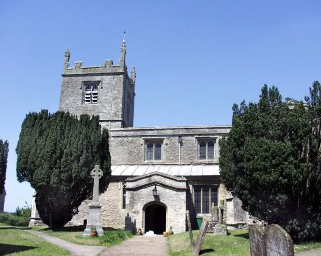 Church of England parish church of St Mary the Virgin, Marsh Gibbon, Buckinghamshire: view from the south