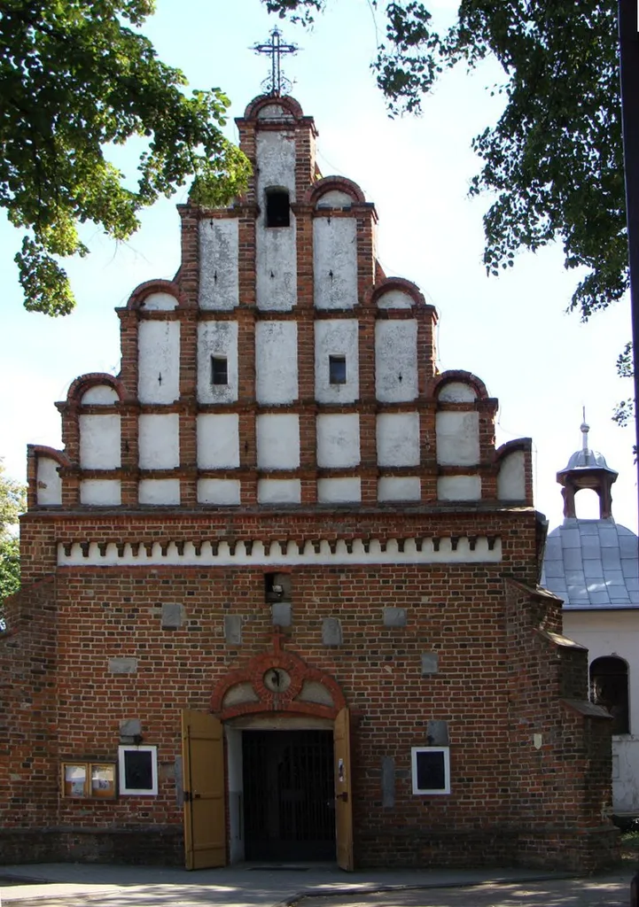 Saints Peter and Paul church in Rąbiń, Greater Poland Voivodeship.