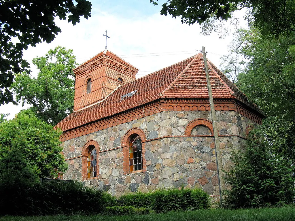 Church in Massow, disctrict Müritz, Mecklenburg-Vorpommern, Germany