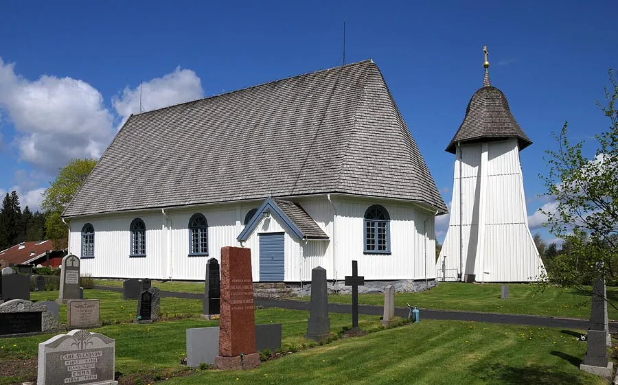Norra Unnaryds kyrka. Bild tagen av Åke Johansson