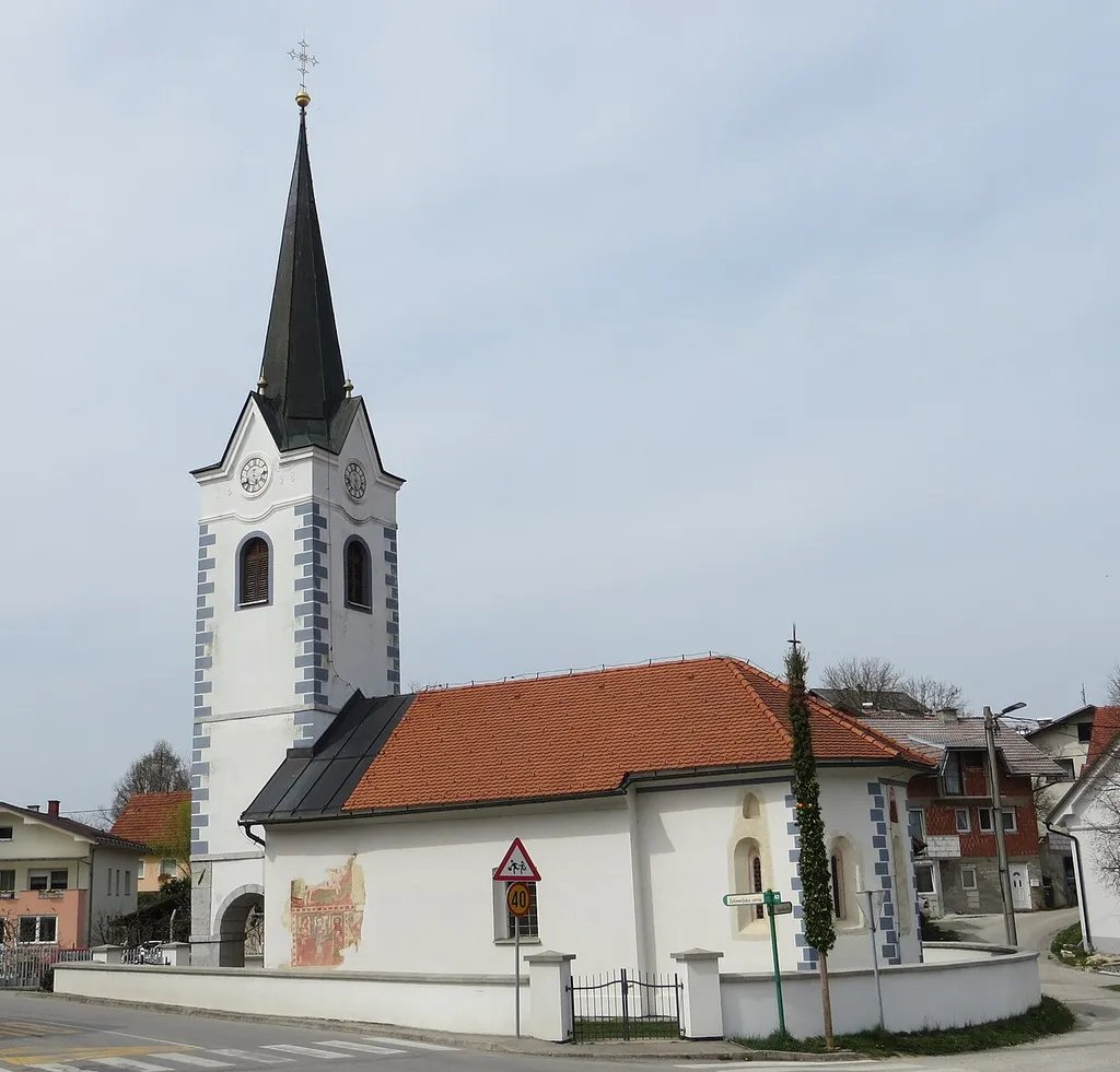 Saints Simon and Jude Church in Pijava Gorica, Municipality of Škofljica, Slovenia