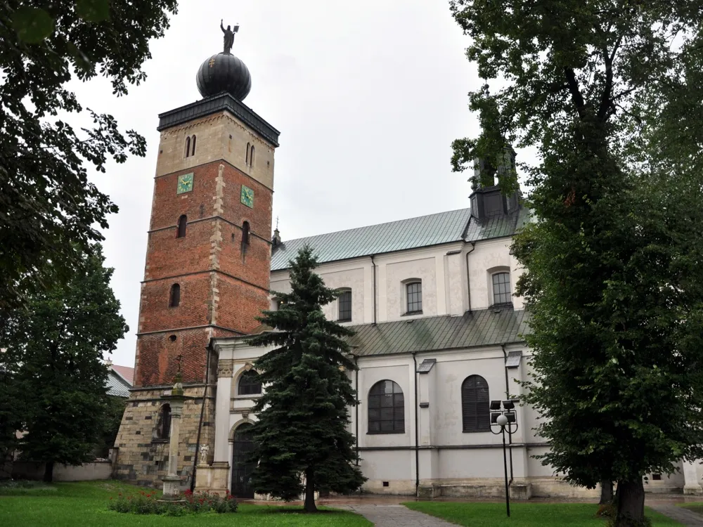 The Church of the Holy Sepulchre (Bazylika Grobu Pańskiego) in Miechów, Poland, is a 14th century Gothic basilica