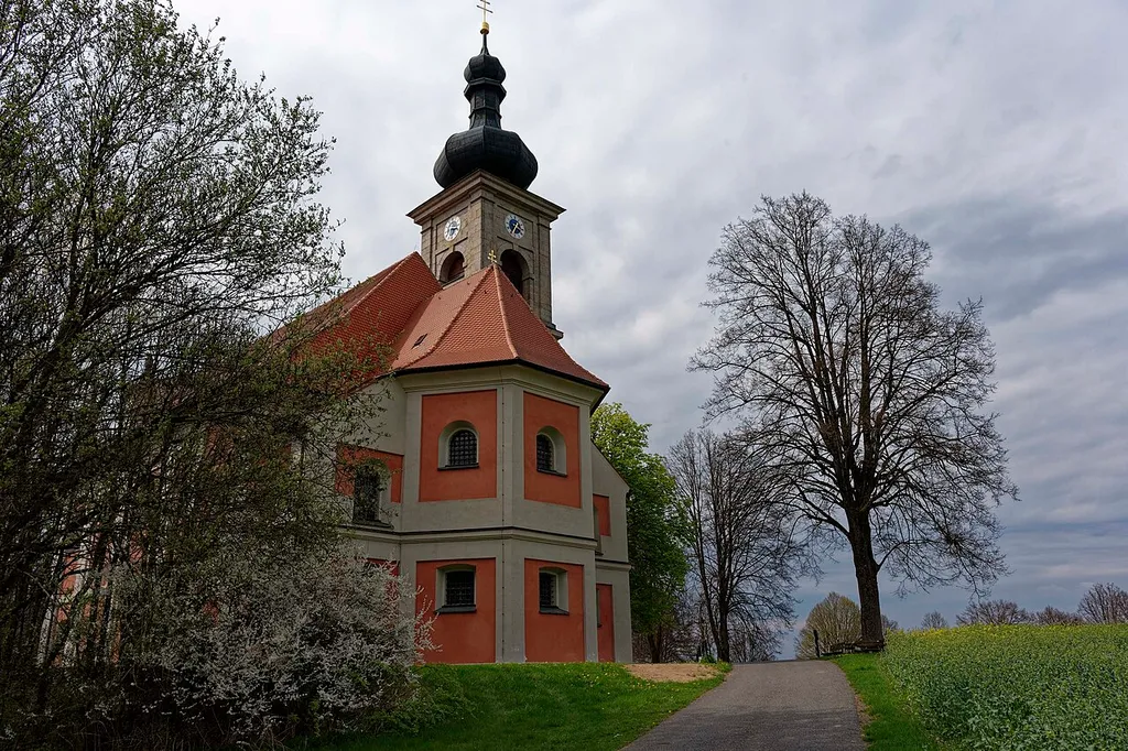 Die Wallfahrtskirche St. Quirin in Püchersreuth