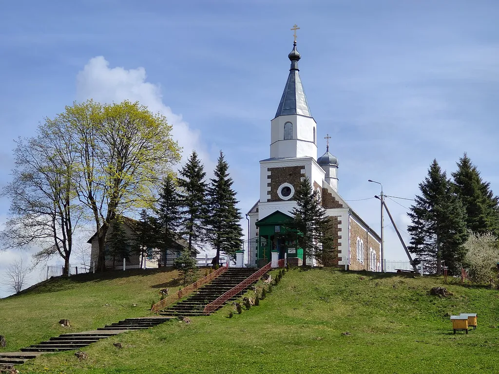 Orthodox church in Kreva, Belarus