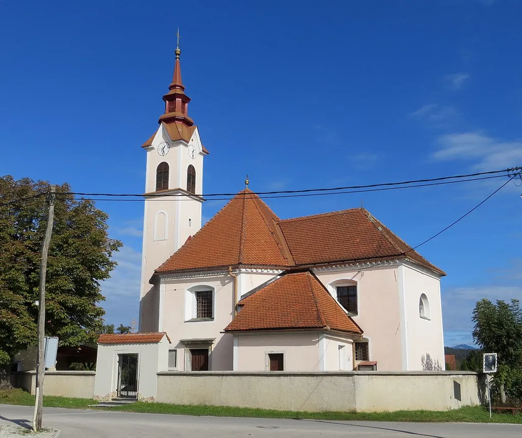 Church in Šmartno ob Savi, City Municipality of Ljubljana, Slovenia