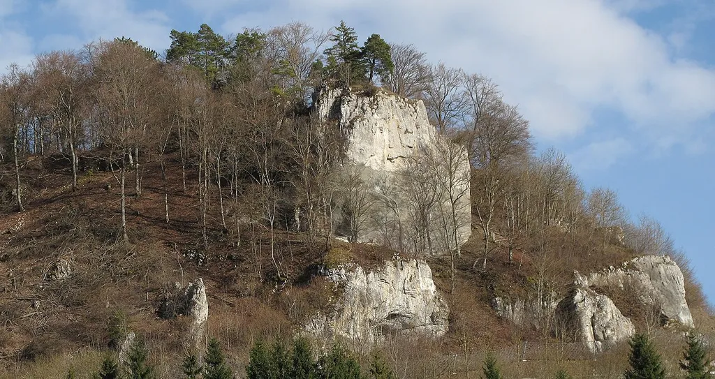 Burgfels von Nordwesten.