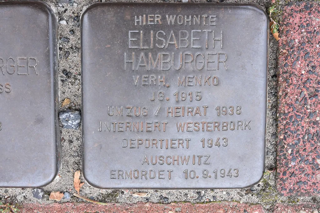Schorfteichstraße 1, Fürstenau; Stolperstein für Elisabeth Hamburger