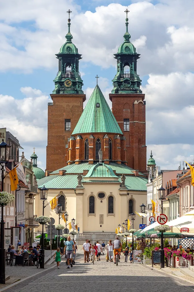 Exterior of the Gniezno Cathedral, Poland