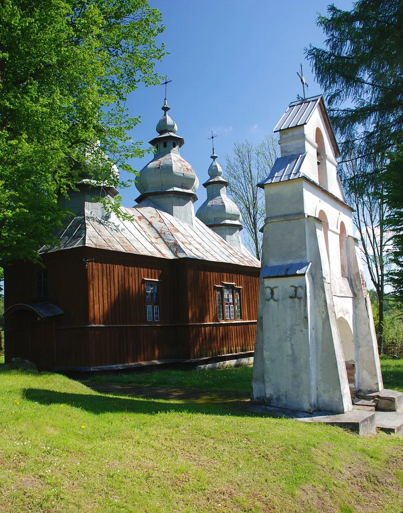 Jawornik Ruski, zespół cerkwi gr.-kat. p.w. św. Dymitra, ob. kościół rzym.-kat. pw. śś. Piotra i P…, 1812, 1882