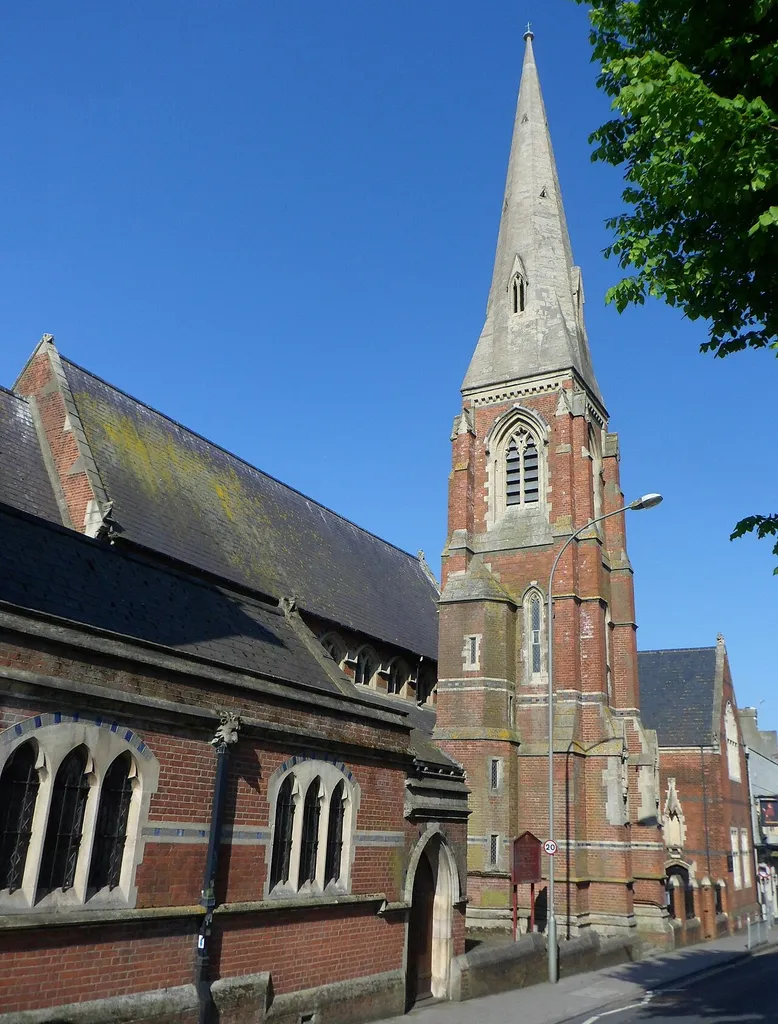Roman Catholic church of St Mary Magdalen, Upper North Street, Brighton, England, seen from the east