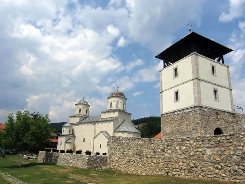 Crkva i zvonik u manastriu Mileševa