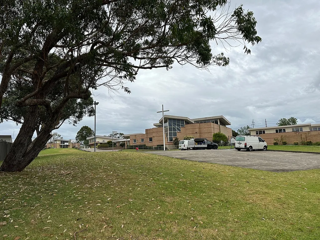 Site of St Francis Xavier Catholic Church and Primary School, in Lurnea, New South Wales.