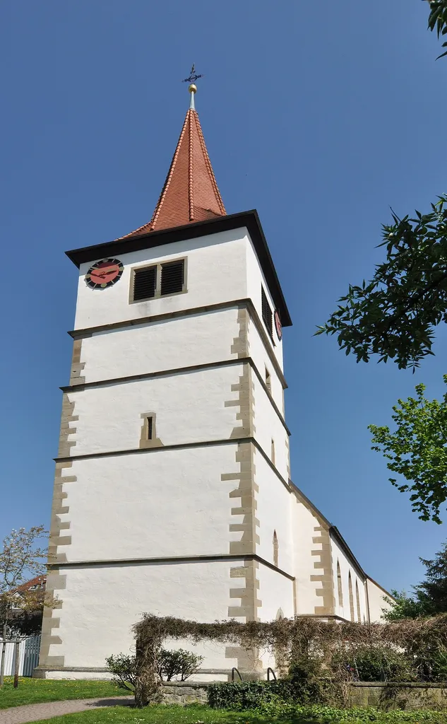Kilianskirche in Bissingen an der Enz, Ansicht von Westen