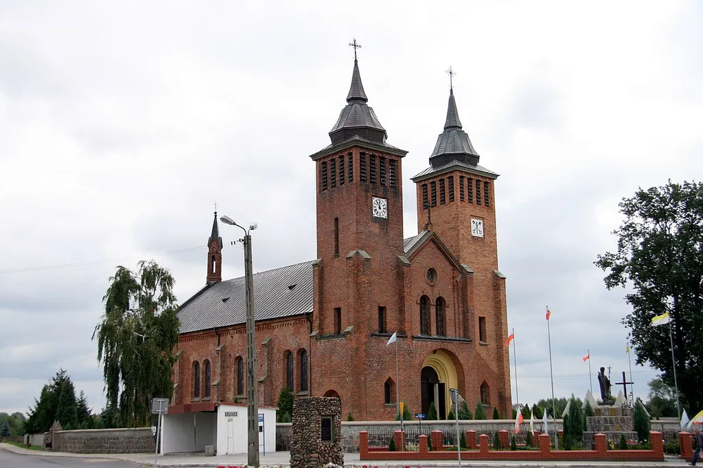 19th century church in Grudusk, Poland
