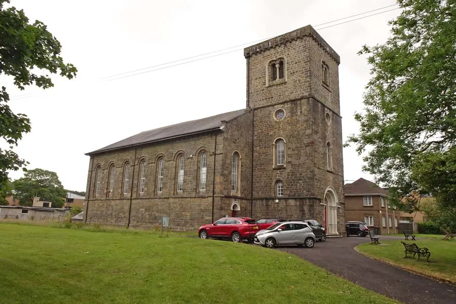 Sunday at St George's Church, Tredegar, Blaenau Gwent, Wales