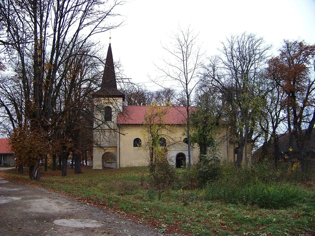 Trnová, Prague-West District, Central Bohemian Region, the Czech Republic. Holy Spirit Church.