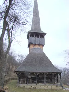 Wooden church in Voivodeni