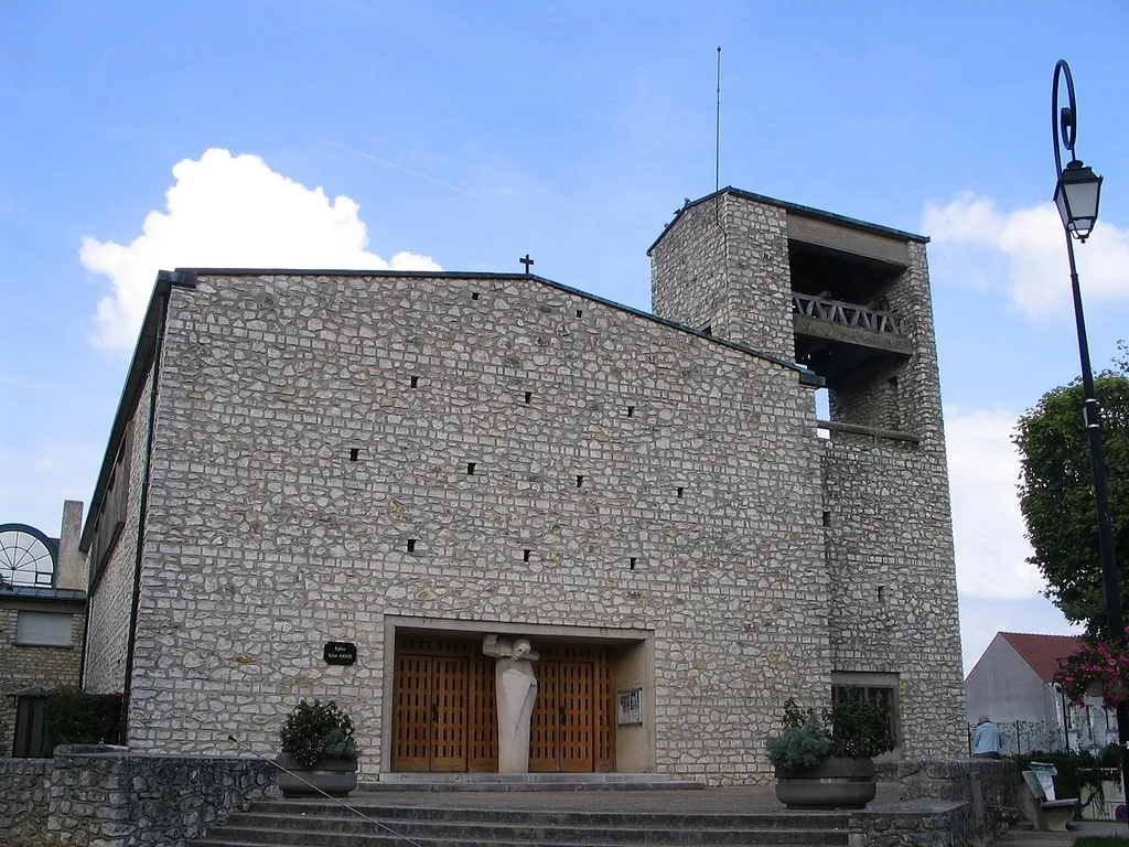 The Catholic church of Tournan-en-Brie, Seine-et-Marne, France.