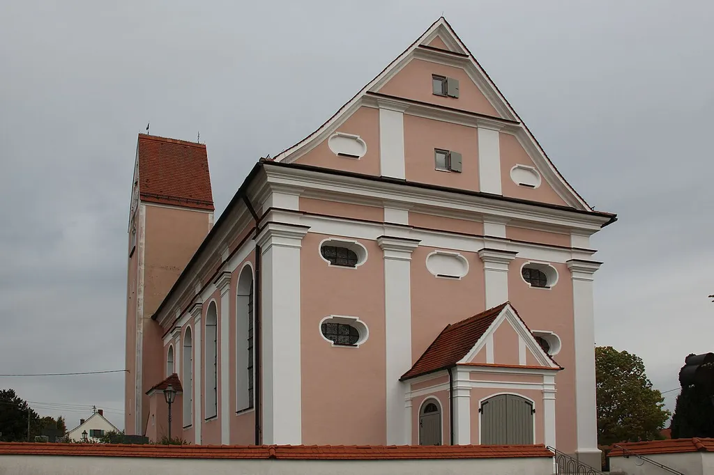 Pfarrkirche St. Peter und Paul Native name St. Peter und Paul Location Benningen, Swabia, Germany Coordinates 47° 58′ 04.8″ N, 10° 12′ 40.68″ E Authority file : Q1648191 institution QS:P195,Q1648191