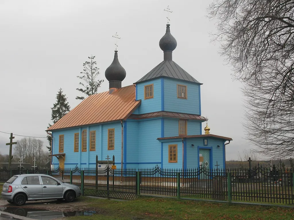 John the Evangelist orthodox church in Augustowo, gmina Bielsk Podlaski, Podlaskie, Poland.