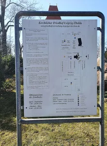 physical entity of cemetery and church Thekla (Leipzig)