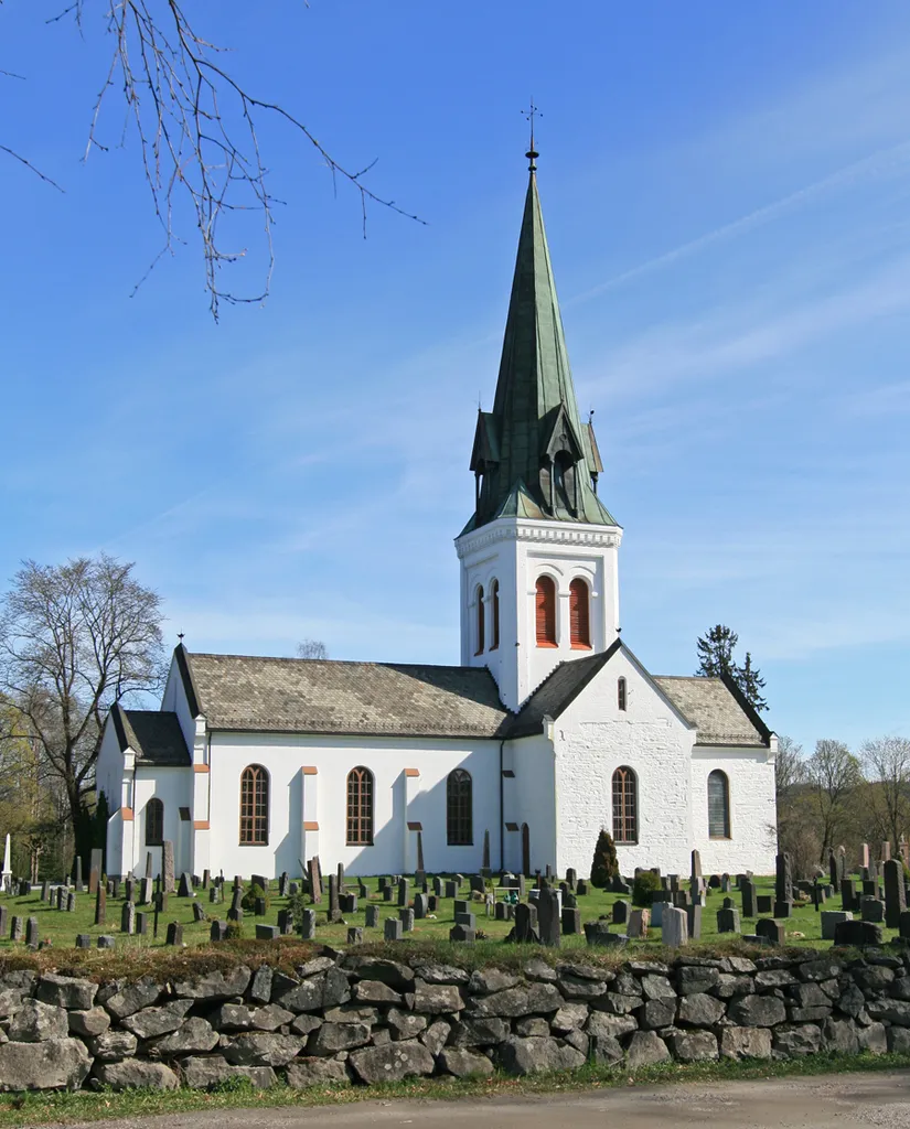 Eidsvoll church, Norway.Built by Lars Monsen