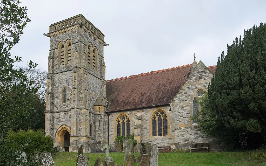 St Peter's Church, Binton, Warwickshire. This is a Grade II Listed Building in England.