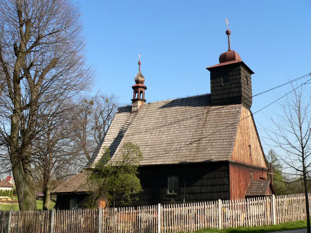 Archangel Michael Church in Řepiště, Czech Republic.