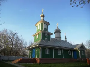 Holy Trinity wooden church in Tîrnova, Edineț