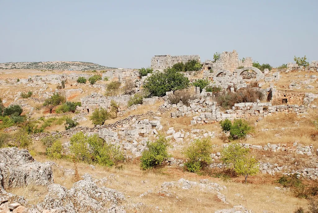 Btirsa, near Serjilla, dead city in Syria