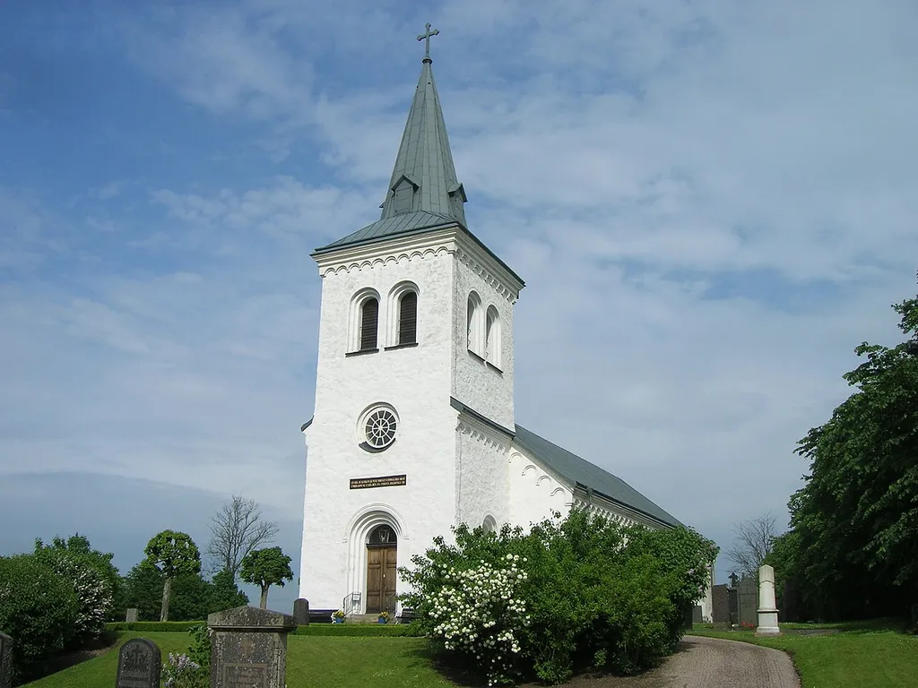 Östra Kärrstorp Church, Sjöbo Municipality, Scania, Diocese of Lund, Sweden.