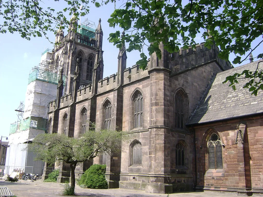 St. Mary's Church (undergoing renovation), Stockport