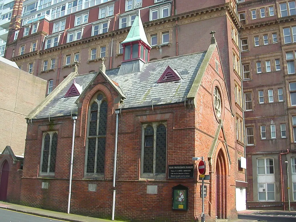 L'Eglise Protestante Française (French Protestant Church), Queensbury Mews, Brighton. Photographed on 31st March 2007.