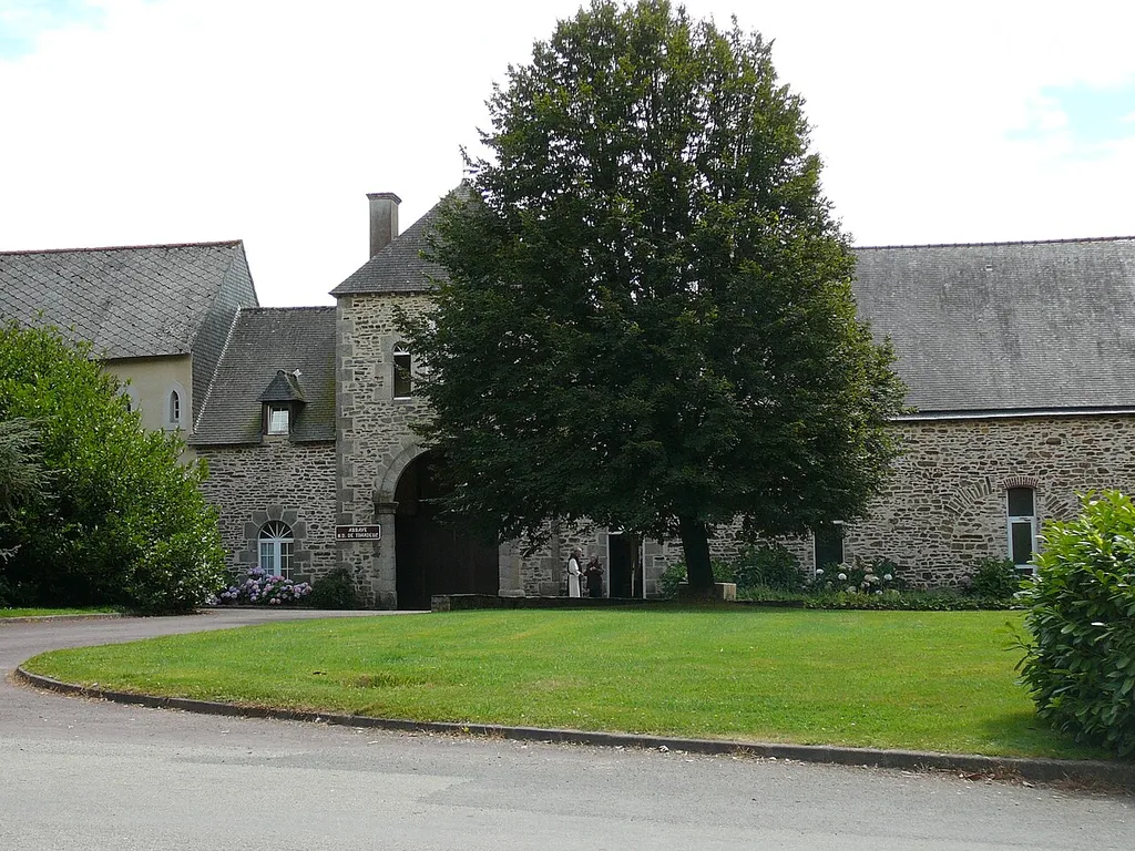 Entrée de l'abbaye de timadeuc, Morbihan, Bretagne, France.